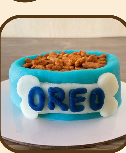 Dog Bowl Cake